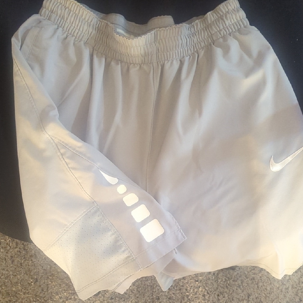 Nike Light Gray Sports Shorts